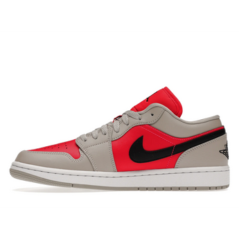 Air Jordan 1 Retro Low Light Iron Ore Siren Red