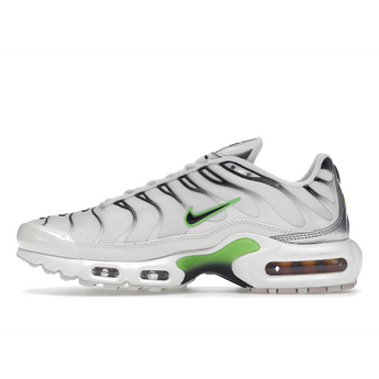 Nike Air Max Plus White Neon Metallic Silver