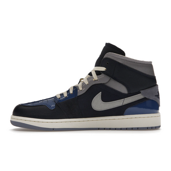 Air Jordan 1 Mid SE Craft Obsidian French Blue Ashen Slate White