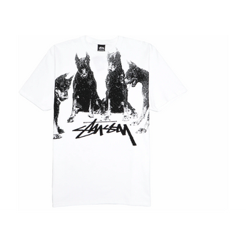 Stussy Doberman Tee White