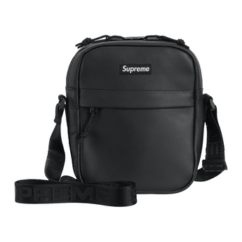 Supreme Leather Shoulder Bag Black