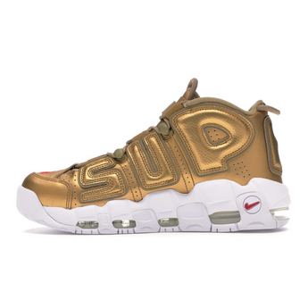 Nike Air More Uptempo Supreme Suptempo Gold