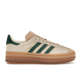 Adidas Gazelle Bold Magic Beige Collegiate Green