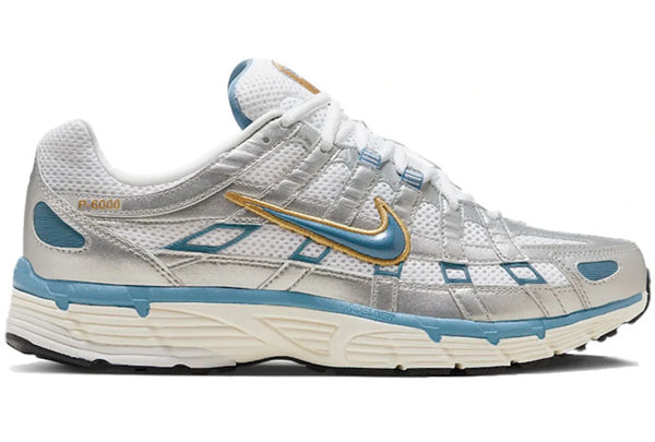 Nike P-6000 Metallic Silver Aegean Storm