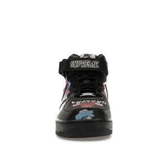 Nike Air Force 1 Mid Supreme NBA Black