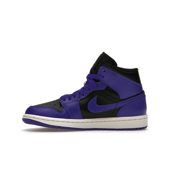 Air Jordan 1 Mid Purple Black