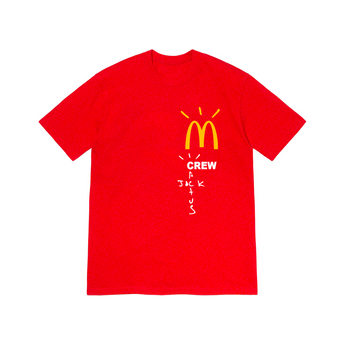 Travis Scott x McDonald's Crew T-shirt Red