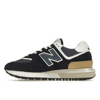 New Balance 574 Navy White Beige