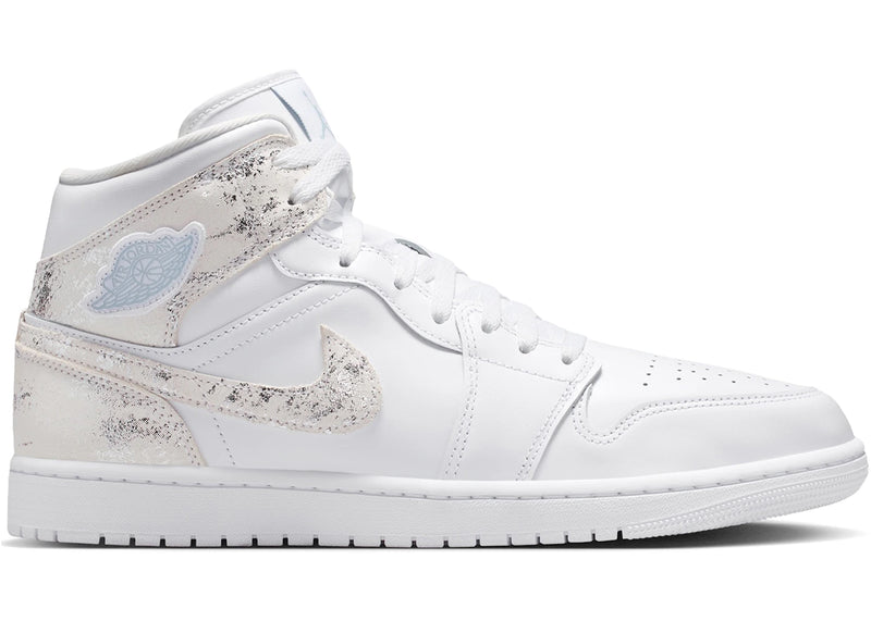 Air Jordan 1 Mid SE Distressed White Field Silver product image