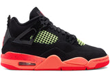 Air Jordan 4 Retro Black Bright Mango Barely Volt Infrared 23