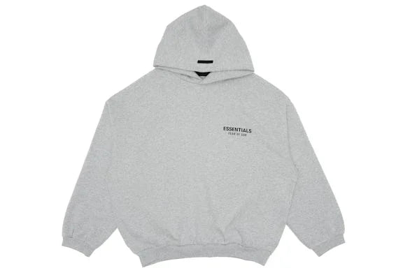 Fear of God Essentials Fleece Hoodie Light Heather Gray - Sneakerzone