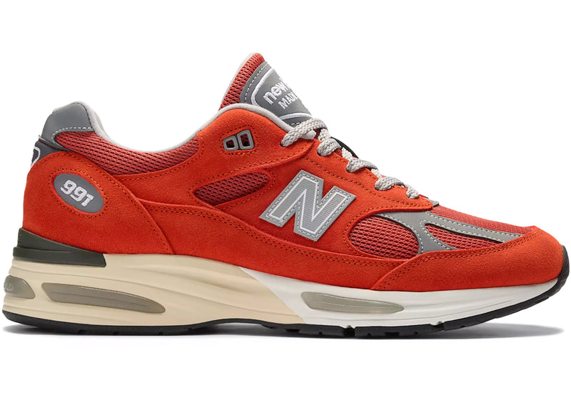New Balance 991v2 MiUK Grenadine Fire Whirl product image