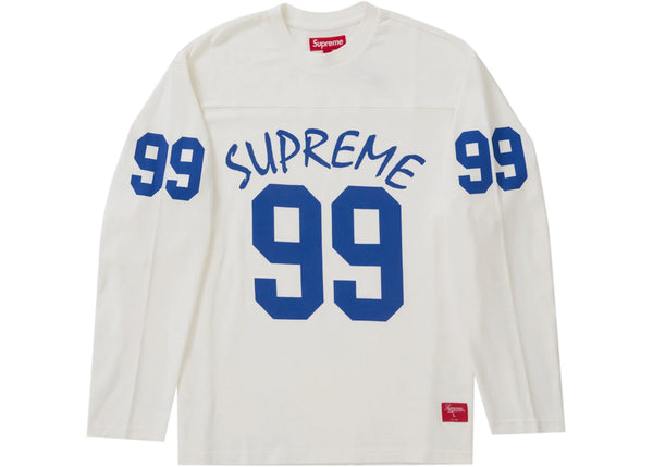 Supreme 99 L/S Football Top White