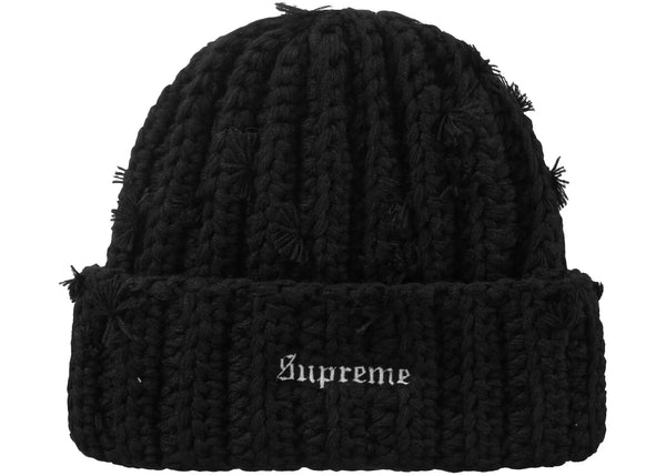 Supreme Hand Tied Beanie Black