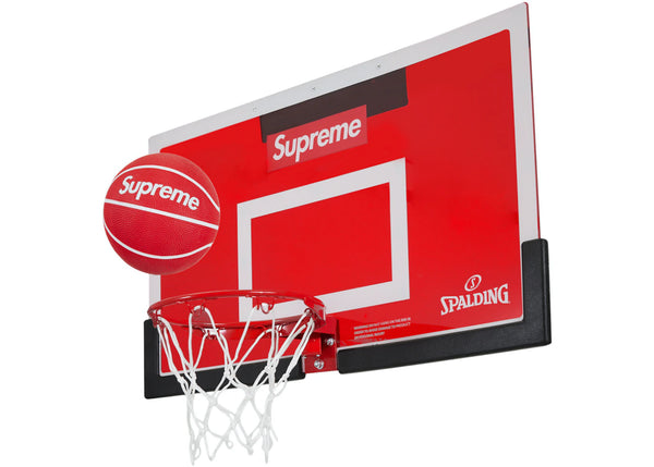 Supreme Spalding Mini Basketball Hoop Red