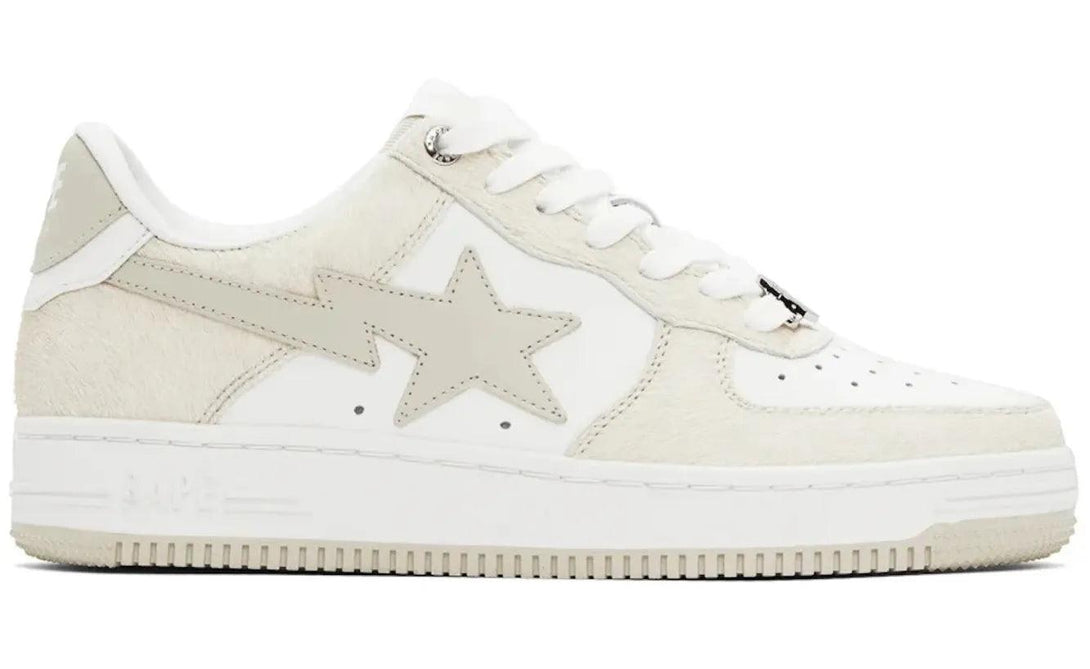 A Bathing Ape Bape Sta Beige Calf Hair - Sneakerzone