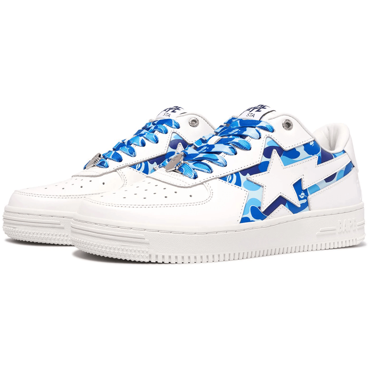 A Bathing Ape Bape Sta Icon ABC Camo Blue - Sneakerzone