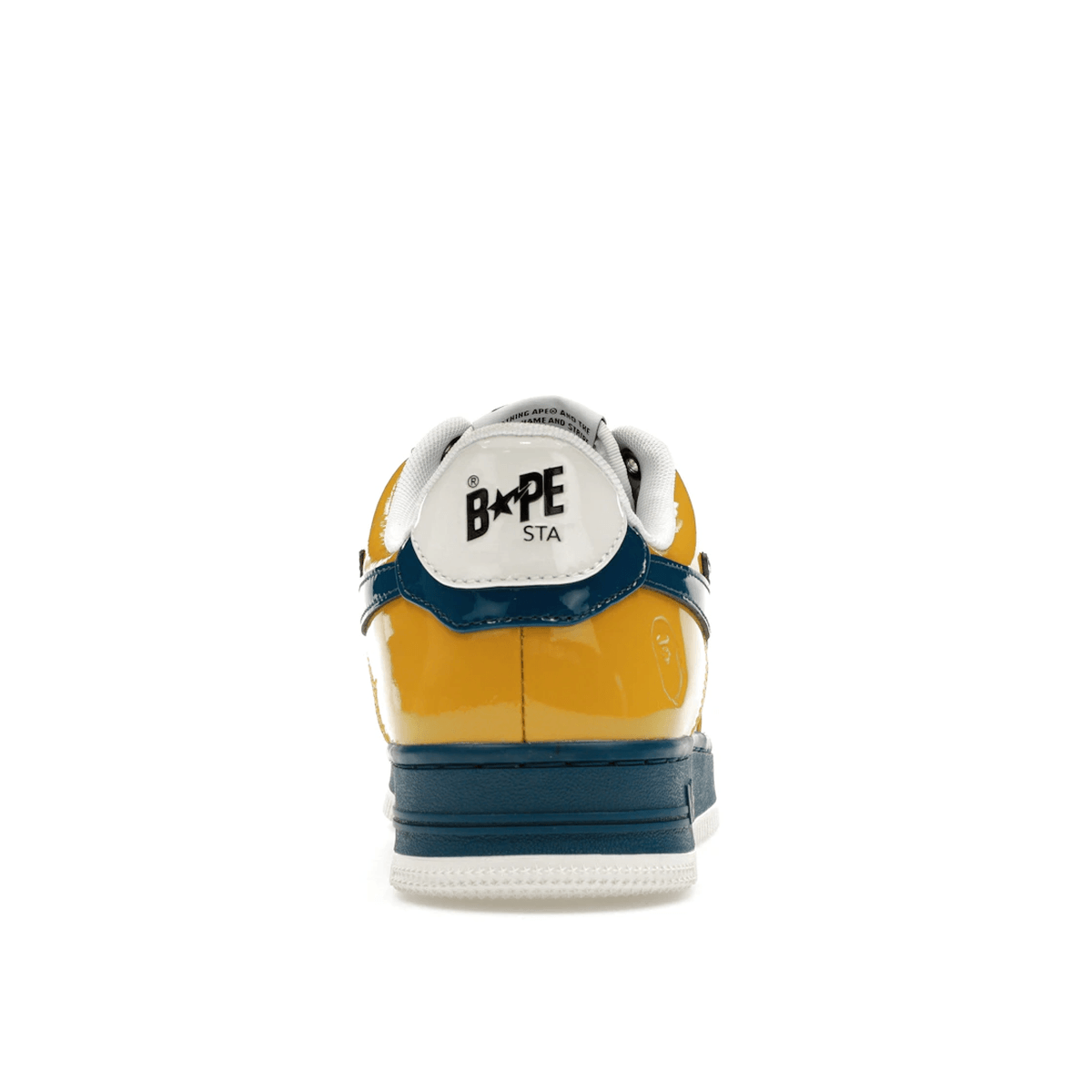 A Bathing Ape Bape Sta Nostalgic Blue Yellow - Sneakerzone