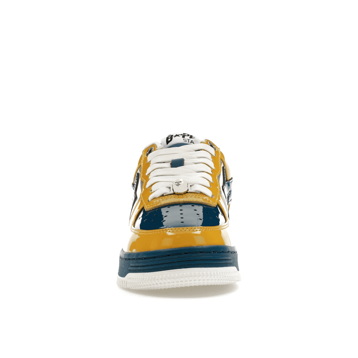 A Bathing Ape Bape Sta Nostalgic Blue Yellow - Sneakerzone