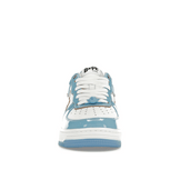A Bathing Ape Bape Sta Patent Leather Blue White - Sneakerzone