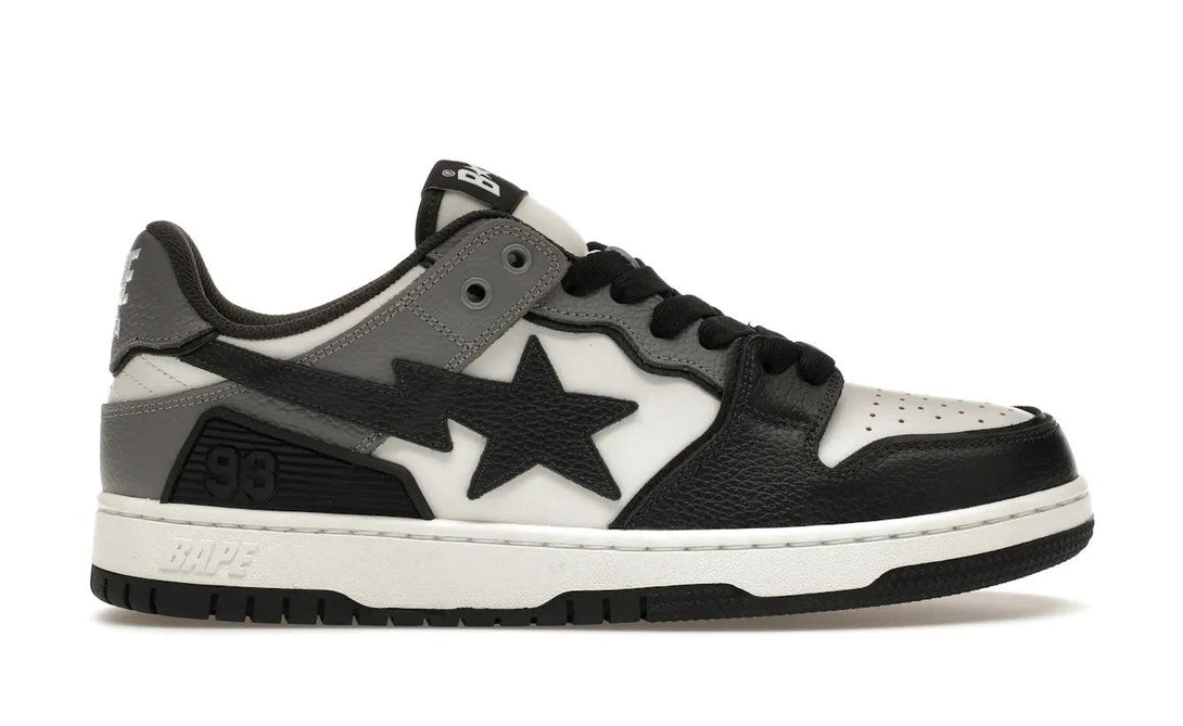 A Bathing Ape Sk8 Sta #5 Black White Grey - Sneakerzone