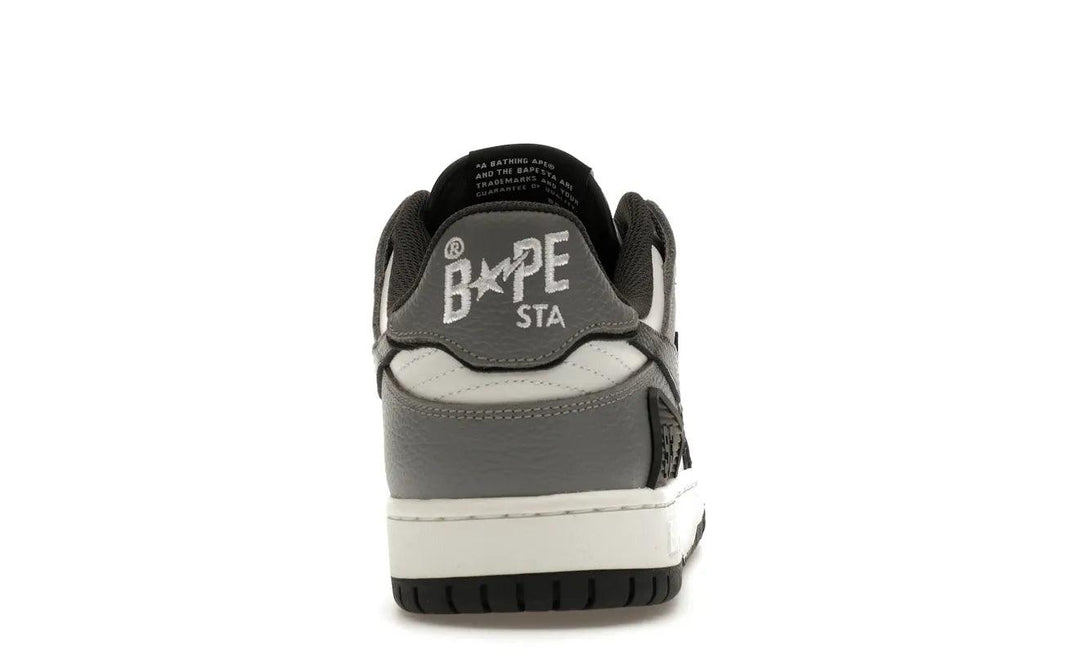 A Bathing Ape Sk8 Sta #5 Black White Grey - Sneakerzone