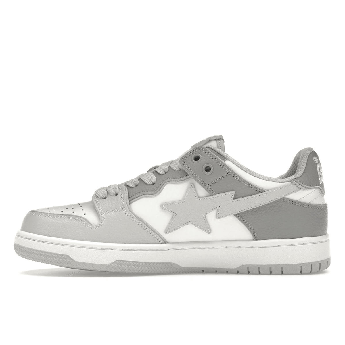 A Bathing Ape Sk8 Sta #5 White Grey - Sneakerzone