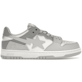 A Bathing Ape Sk8 Sta #5 White Grey - Sneakerzone