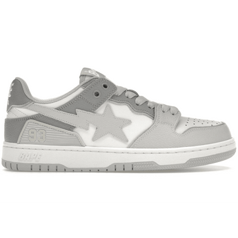 A Bathing Ape Sk8 Sta #5 White Grey - Sneakerzone