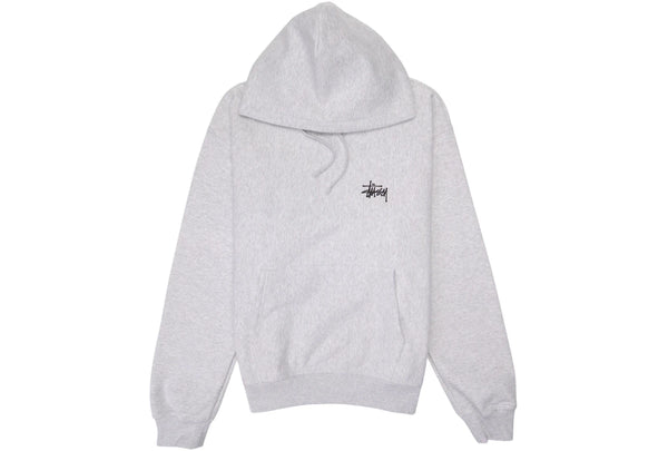 Stussy Basic Hoodie Ash Heather