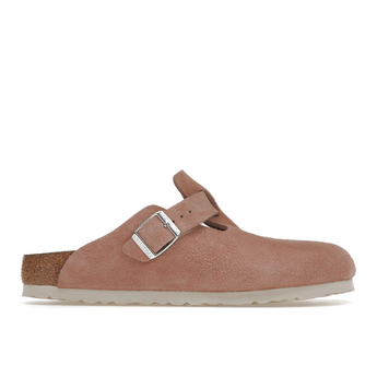 Birkenstock Boston Soft Footbed Suede Pink Clay