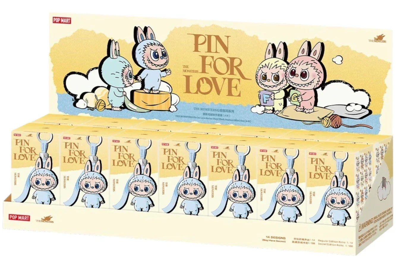 Labubu Pin for Love Sealed Case (A-M) - Sneakerzone