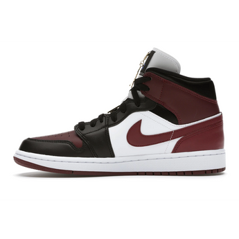 Air Jordan 1 Mid SE Black Dark Beetroot