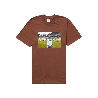 Supreme Maradona Tee Brown