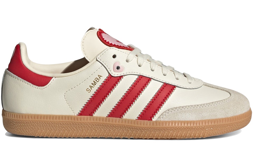 Adidas Samba OG Valentines Day Cream White Scarlet