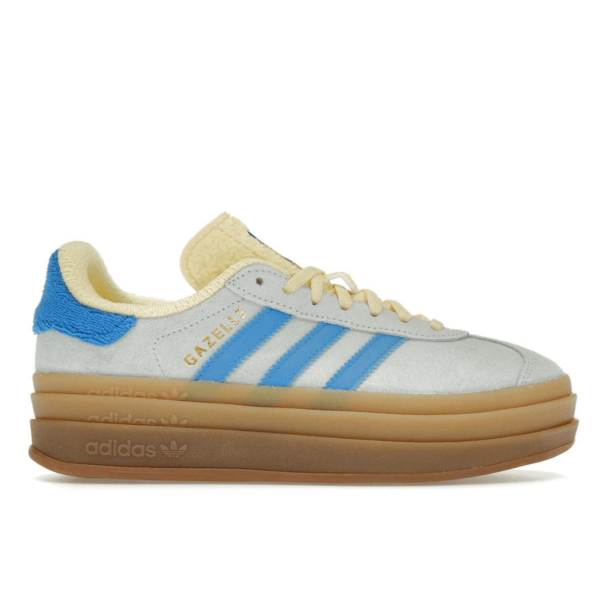 Adidas Gazelle Bold Almost Blue Yellow - Sneakerzone