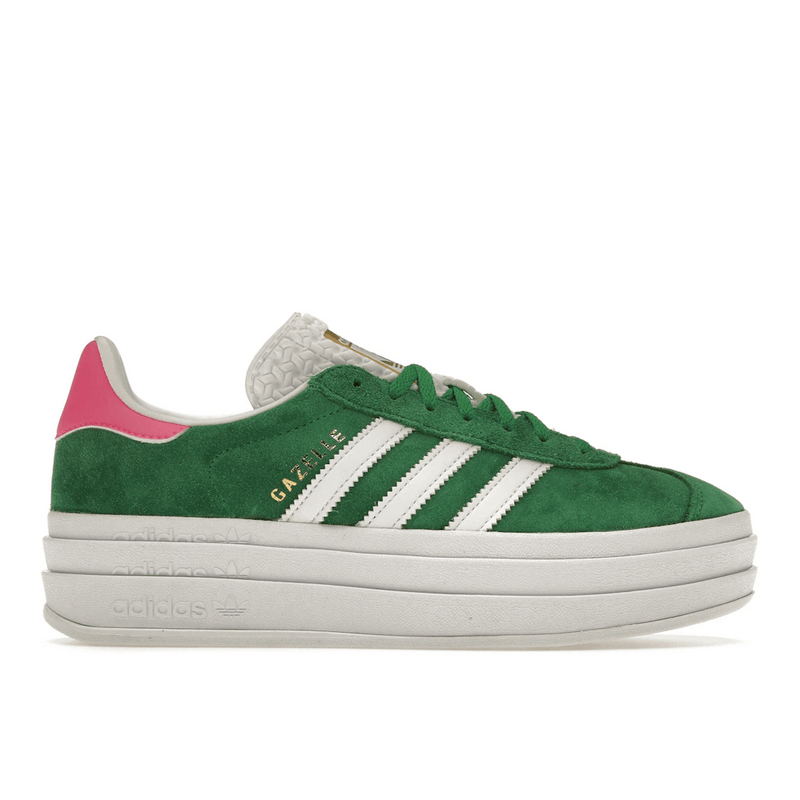 Adidas Gazelle Bold Green Lucid Pink product image