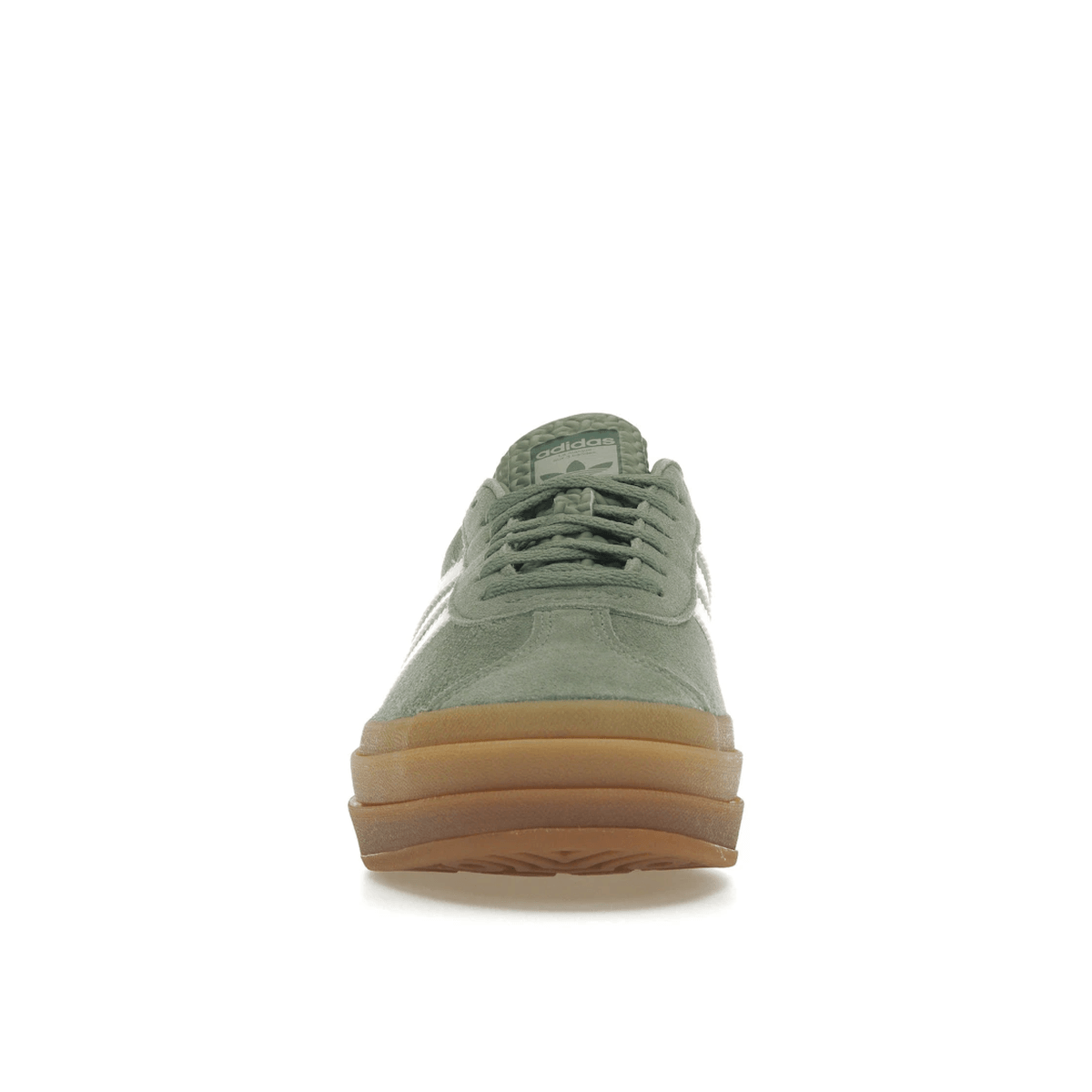 Adidas Gazelle Bold Silver Green Gum - Sneakerzone