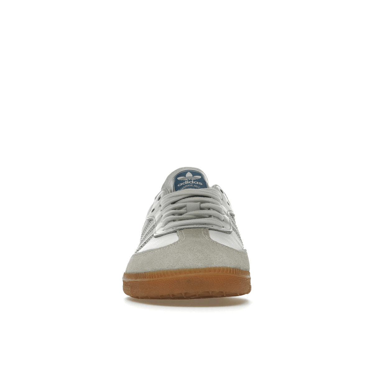 Adidas Samba Leather Cloud White Lucid Blue - Sneakerzone