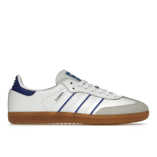 Adidas Samba Leather Cloud White Lucid Blue - Sneakerzone