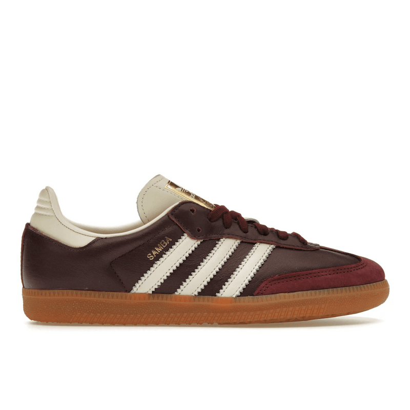 Adidas Samba OG Maroon Gold Metallic product image