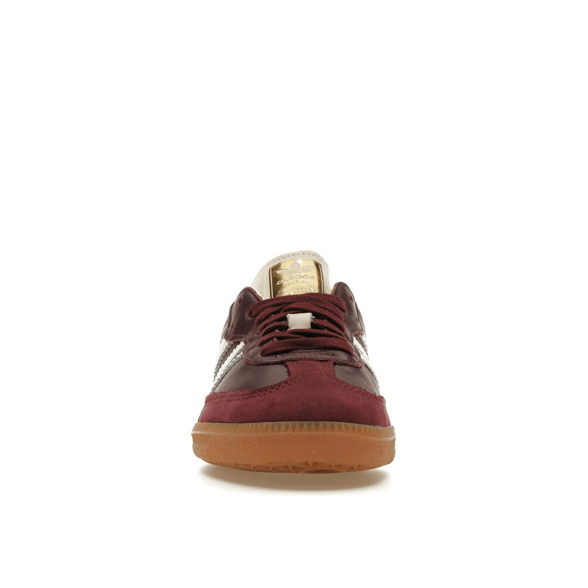 Adidas Samba OG Maroon Gold Metallic - Sneakerzone