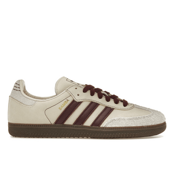 Adidas Samba OG Wonder White Maroon - Sneakerzone