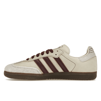 Adidas Samba OG Wonder White Maroon - Sneakerzone