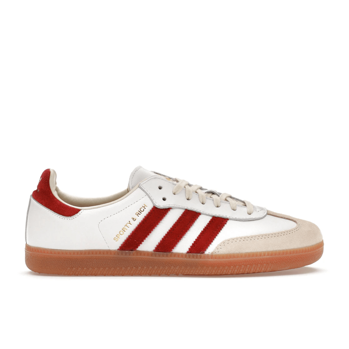 Adidas Samba Sporty & Rich White Collegiate Burgundy - Sneakerzone