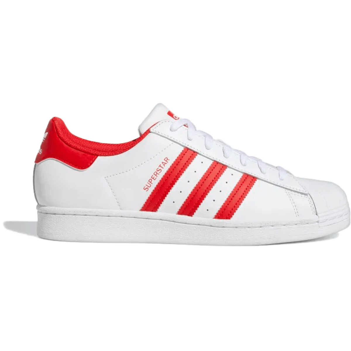 Adidas Superstar Cloud White Vivid Red - Sneakerzone