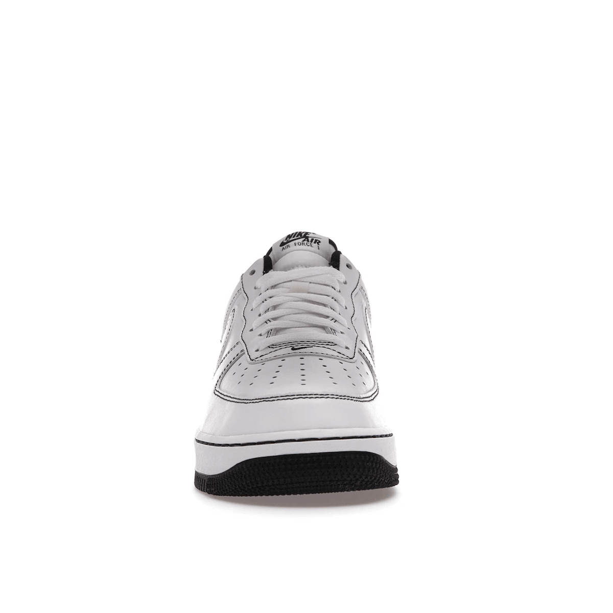 air force 1 white with black stitching