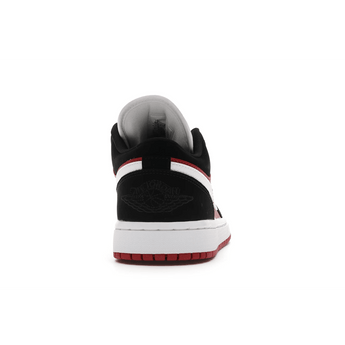 Air Jordan 1 Low Black White Gym Red - Sneakerzone