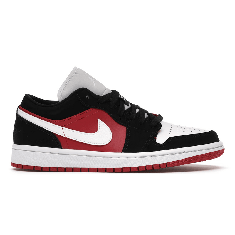 Air Jordan 1 Low Black White Gym Red product image