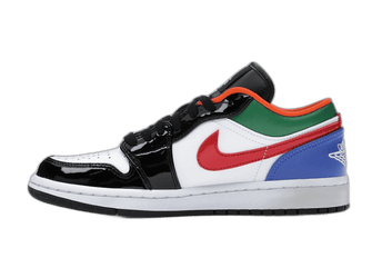 Air Jordan 1 Low Multi-Color Black Toe - Sneakerzone